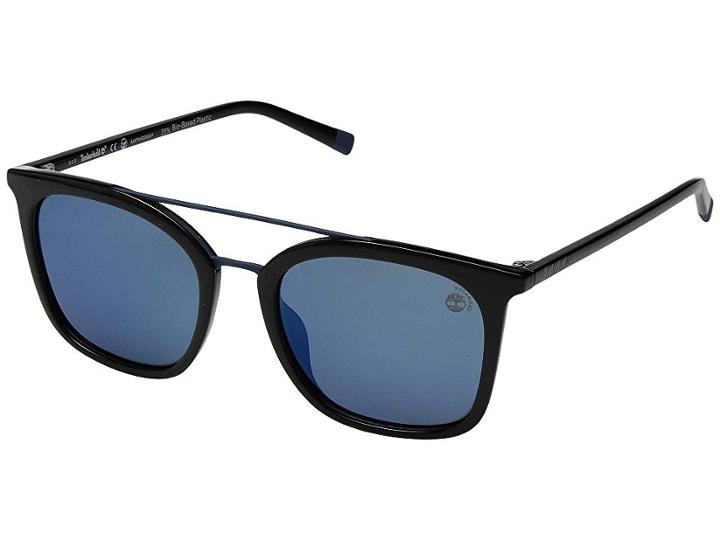 Timberland Tb9169 Polarized (shiny Black/smoke Polarized) Fashion Sunglasses