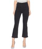 Free People Jeans Ultra High Crop Boot (black) Women's Jeans