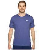 Nike Court Dry Team Crew (blue Recall/white) Men's Clothing