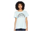 Levi's(r) Womens Perfect Graphic Tee (arch Iced Aqua) Women's T Shirt