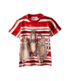 Dolce & Gabbana Kids 3 Monkeys T-shirt (infant) (beet Red Print) Boy's Short Sleeve Pullover