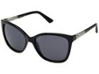Guess Gu7456 (shiny Black/gradient Smoke) Fashion Sunglasses