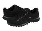 Skechers Replenish (black Suede) Women's Lace Up Casual Shoes