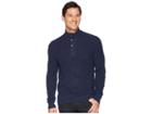 Polo Ralph Lauren Textured Loryelle Mock Neck Sweater (navy Marl) Men's Sweater
