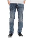 Calvin Klein Jeans Slim Straight Jeans In Bruise Indigo Wash (bruised Indigo) Men's Jeans