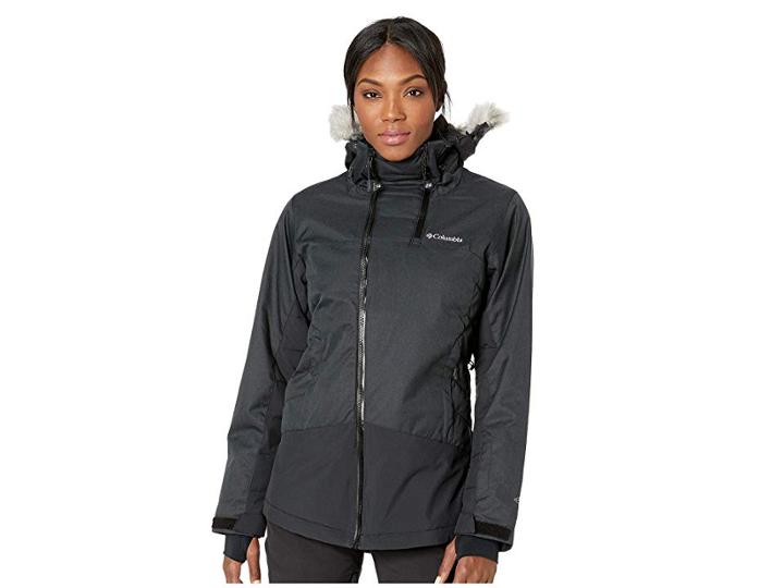Columbia Emerald Laketm Parka (charcoal Heather/black) Women's Coat