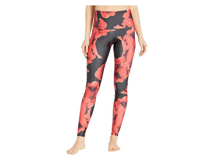 Onzie High Rise Leggings (volcanic Flower) Women's Casual Pants