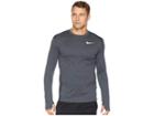 Nike Sphere Element Top Crew Long Sleeve 2.0 (black/heather) Men's Clothing