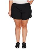 Nike Eclipse 5 Running Short (size 1x-3x) (black) Women's Shorts