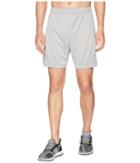 Adidas Team Issue Lite Shorts (medium Grey Heather/white/white) Men's Shorts