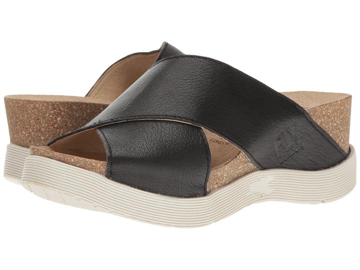 Fly London Wary897fly (black Mousse) Women's Shoes