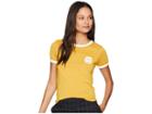 Rvca Grillo Smile Short Sleeve Shirt (tinsel) Women's Clothing