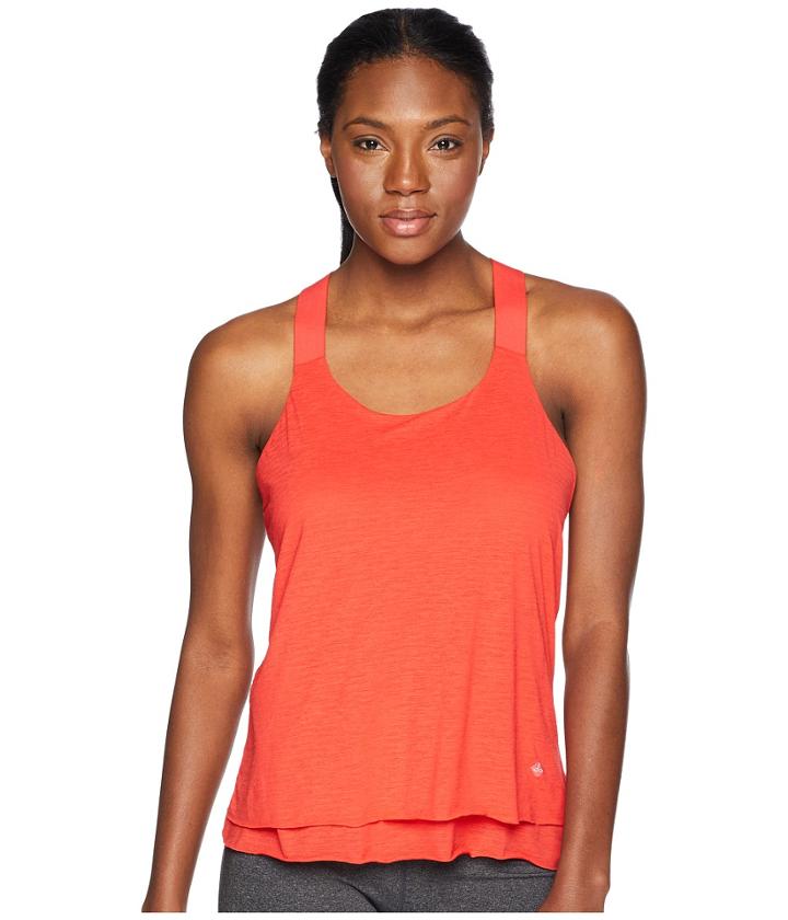 Prana Tonga Tank Top (carmine Pink) Women's Sleeveless