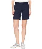 Lacoste Golf Performance Technical Gabardine Bermudas (navy Blue/medway) Women's Shorts
