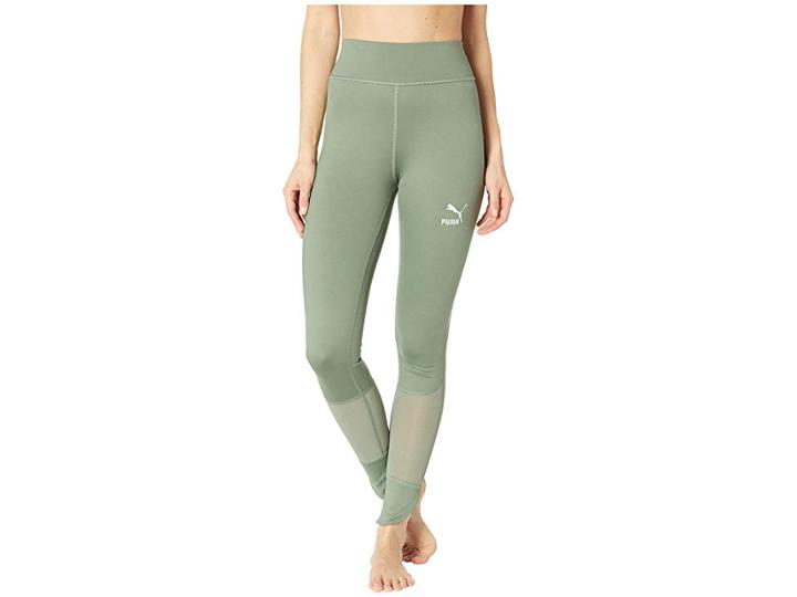 Puma Scallop Leggings (laurel Wreath) Women's Casual Pants