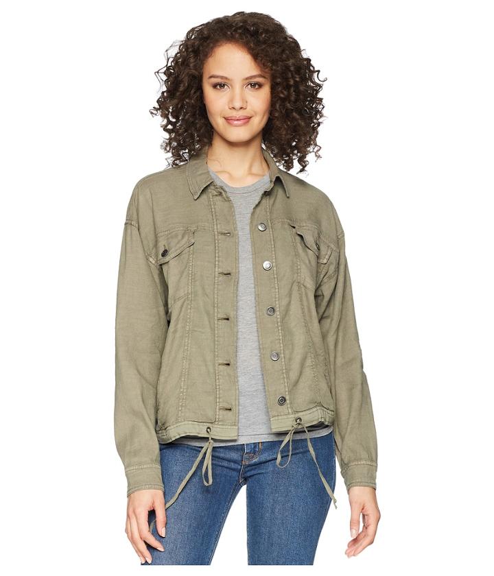 Splendid Adagio Dolman Jacket (antique Military Olive) Women's Coat