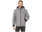 Kenneth Cole New York Nylon Hooded Puffer Spill (grey) Men's Clothing