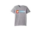 Spyder Kids Co Flag (big Kids) (alloy Grey) Boy's T Shirt