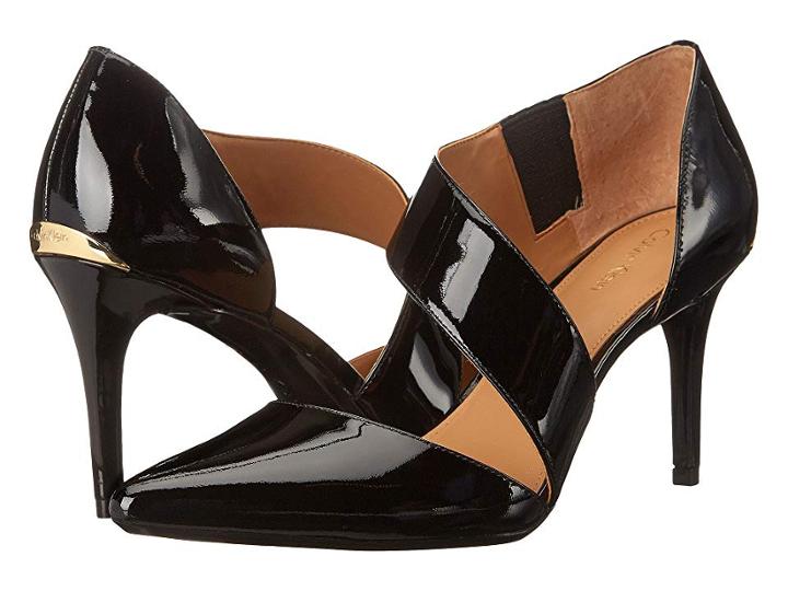 Calvin Klein Gella (black Patent) High Heels