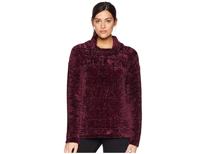 Tribal Long Sleeve Cowl Neck Sweater (zinfandel) Women's Sweater