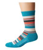 Feetures Be Bold Cushion Crew Sock (turquoise) Crew Cut Socks Shoes