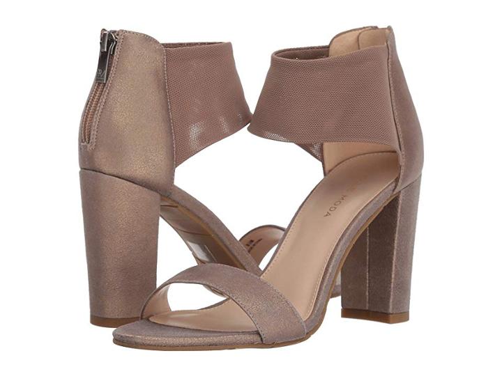 Pelle Moda Fawn (platinum Metallic Suede) Women's Shoes