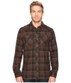 Outdoor Research Feedback Flannel Shirttm (earth/black) Men's Long Sleeve Button Up