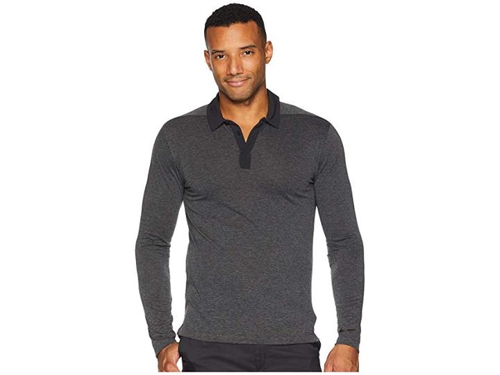 Nike Golf Dry Polo Long Sleeve (black/black) Men's Long Sleeve Pullover
