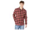 Quiksilver Waterman Cold March Long Sleeve Flannel Shirt (cardinal) Men's Clothing