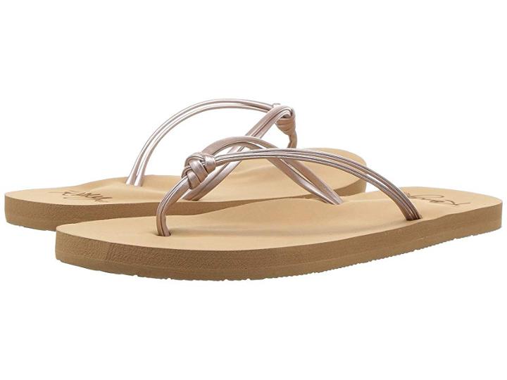 Roxy Kids Lahaina Ii (little Kid/big Kid) (rose Gold) Girls Shoes