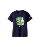 Nike Kids Full Court Awesome Dri-fit Tee (toddler) (obsidian) Boy's T Shirt