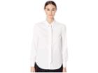 Neil Barrett Stretch Poplin Men's Fit Shirt (white) Women's Clothing