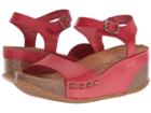 Cordani Mackie (red Leather) Women's Wedge Shoes