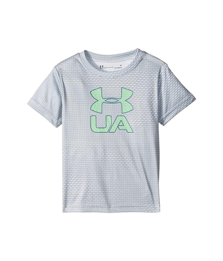 Under Armour Kids Sync Big Logo Short Sleeve Tee (toddler) (white) Boy's T Shirt