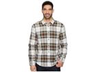 Prana Shayne Long Sleeve Flannel (brown Cloves) Men's Long Sleeve Button Up