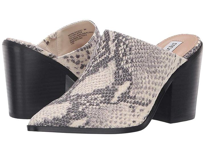 Steve Madden Savina Mule (snake) Women's Shoes
