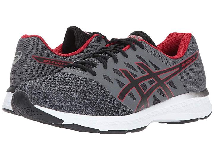 Asics Gel-exalt 4 (carbon/black/classic Red) Men's Running Shoes