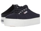 Superga 2284 Vcotw Platform Sneaker Mule (navy) Women's Shoes