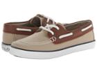 Polo Ralph Lauren Kids Sander (little Kid) (khaki Canvas/tan Leather) Boy's Shoes