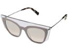 Valentino 0va4035 (transparent Pink/light Brown Mirror Gradient) Fashion Sunglasses