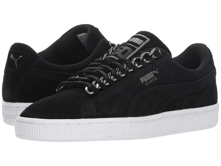 Puma Suede Classic X-chain (puma Black/puma Aged Silver) Women's Shoes