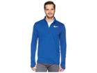 Nike Sphere Element Top 1/2 Zip 2.0 (blue Void/heather) Men's Clothing
