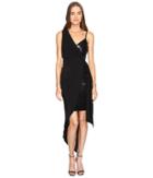 Boutique Moschino Cocktail Dress With Sash (black) Women's Dress