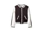 Bardot Junior Tropics Bomber (big Kids) (black) Girl's Coat