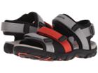 Geox Kids Strada 15 (little Kid/big Kid) (grey/orange) Boy's Shoes
