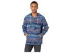 Tommy Bahama Island Serape Stripe Baja (ocean Deep) Men's Long Sleeve Pullover