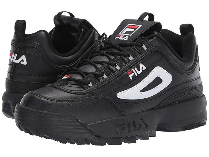 Fila Disruptor Ii Premium (black/white/fila Red) Men's Shoes