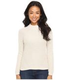 Pendleton Petite Rachel Pullover (natural Heather) Women's Long Sleeve Pullover