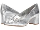 Bandolino Olale (silver Crinkle Metallic Pu) Women's Shoes