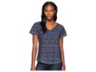 Woolrich Cerrado Hybrid V-neck (faded Indigo) Women's Clothing